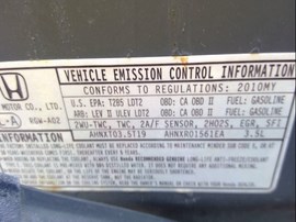 2010 HONDA ODYSSEY, EX-L MODEL, 3.5L, AT, FWD,   A25171